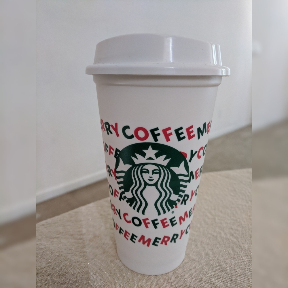 Collectible Starbucks Reusable Holiday Cup (16oz)